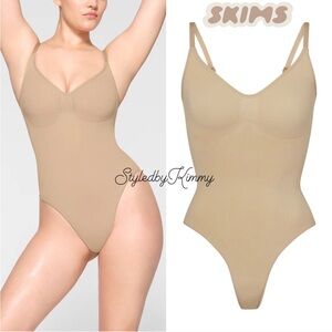 Skims Shapewear Bodysuit THONG BODYSUIT NWOT S